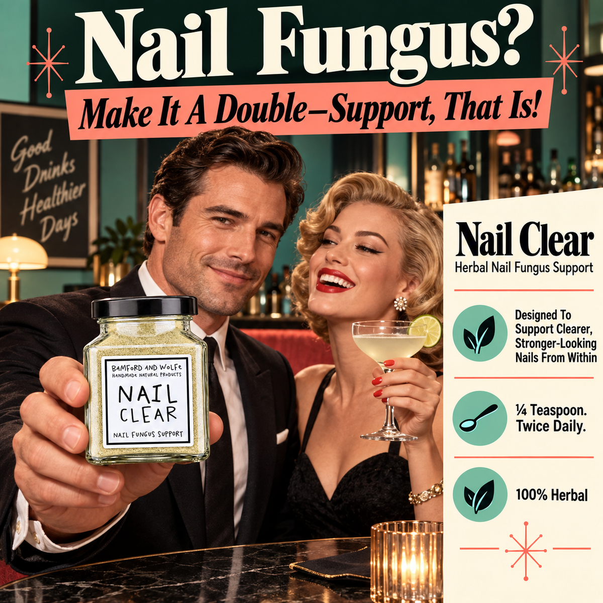 Nail Clear Serum + Support Supplement
