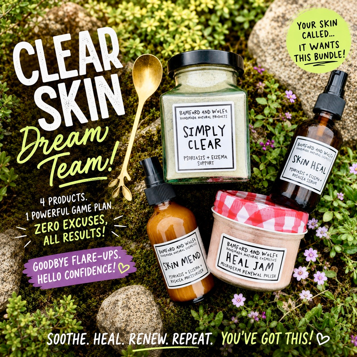 Psoriasis + Eczema 4-Piece Set