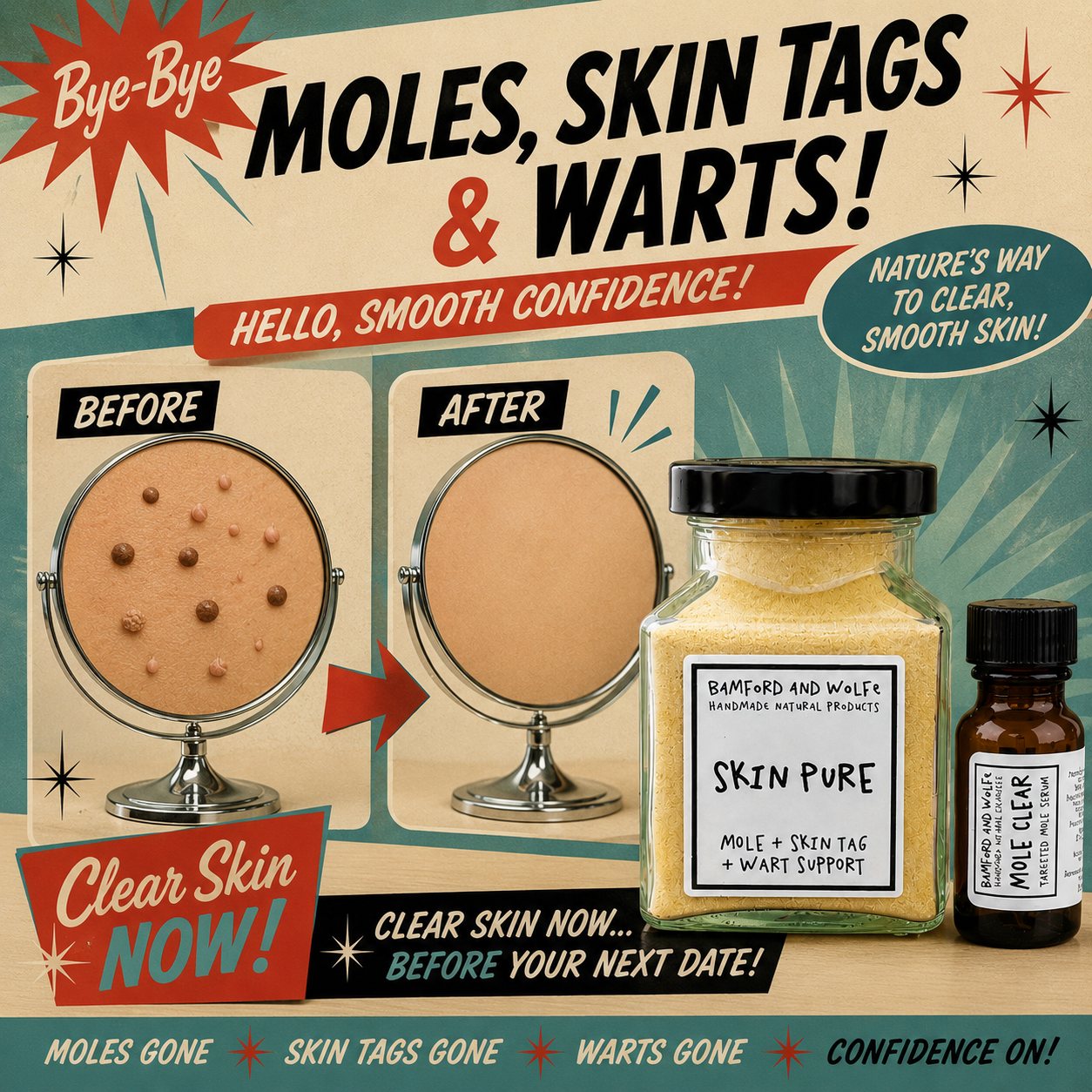 Mole Clear + Skin Pure