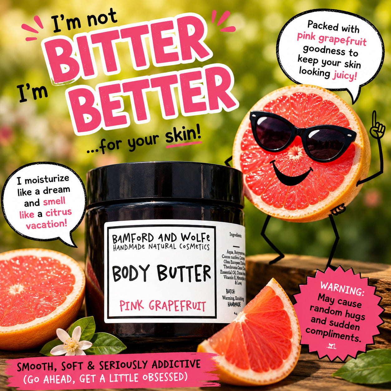 Body Butter Pink Grapefruit
